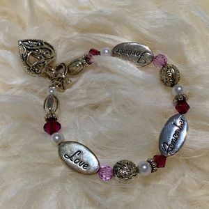 Hallmark sterling silver beaded bracelet
